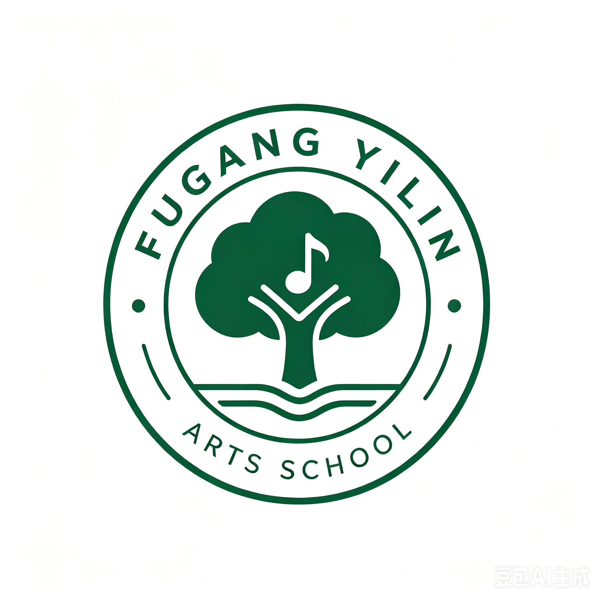 学校logo